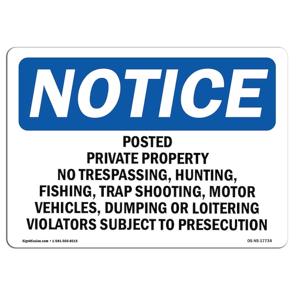 Safety Sign, OSHA Notice, 3.5" Height, Poultry Prep Only Sign, Landscape, 10PK